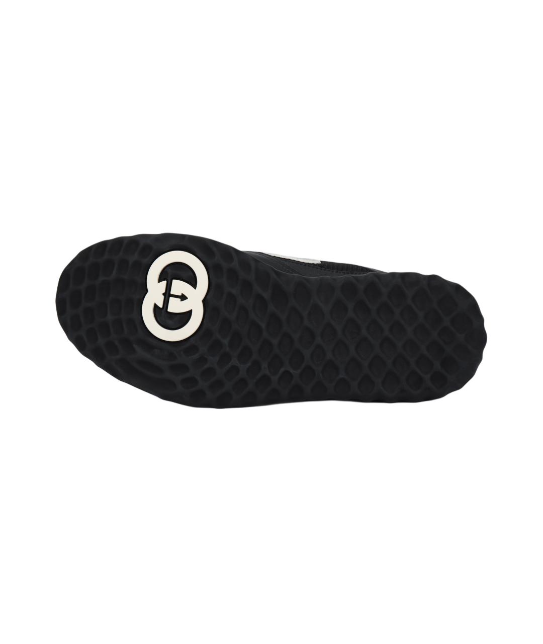 GUCCI Черные кожаные кроссовки, фото 5