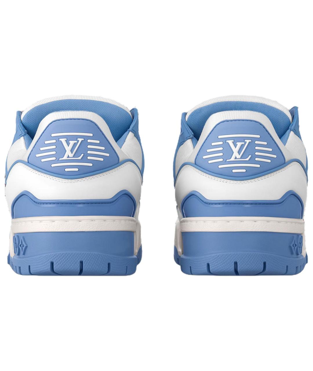 LOUIS VUITTON Белые кожаные кроссовки, фото 5