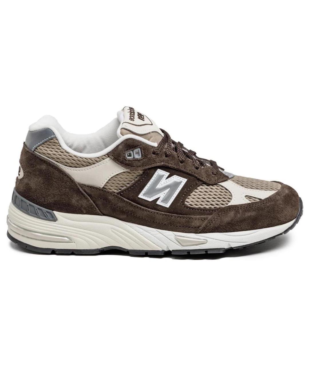 NEW BALANCE Коричневые низкие кроссовки / кеды, фото 1