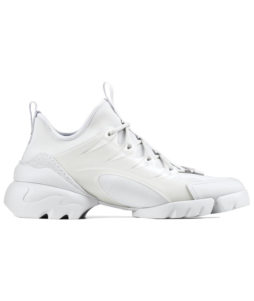 CHRISTIAN DIOR Белые текстильные кроссовки, фото 1