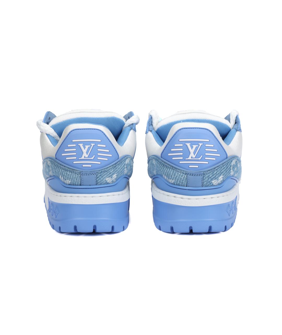 LOUIS VUITTON Синие кроссовки, фото 4