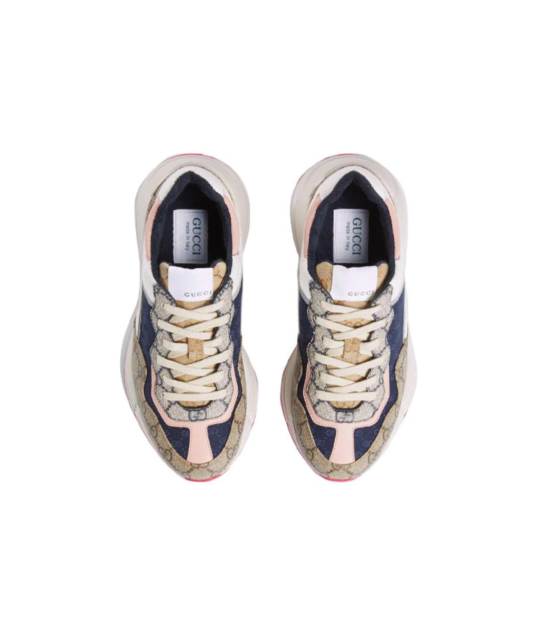 GUCCI Мульти текстильные кроссовки, фото 4