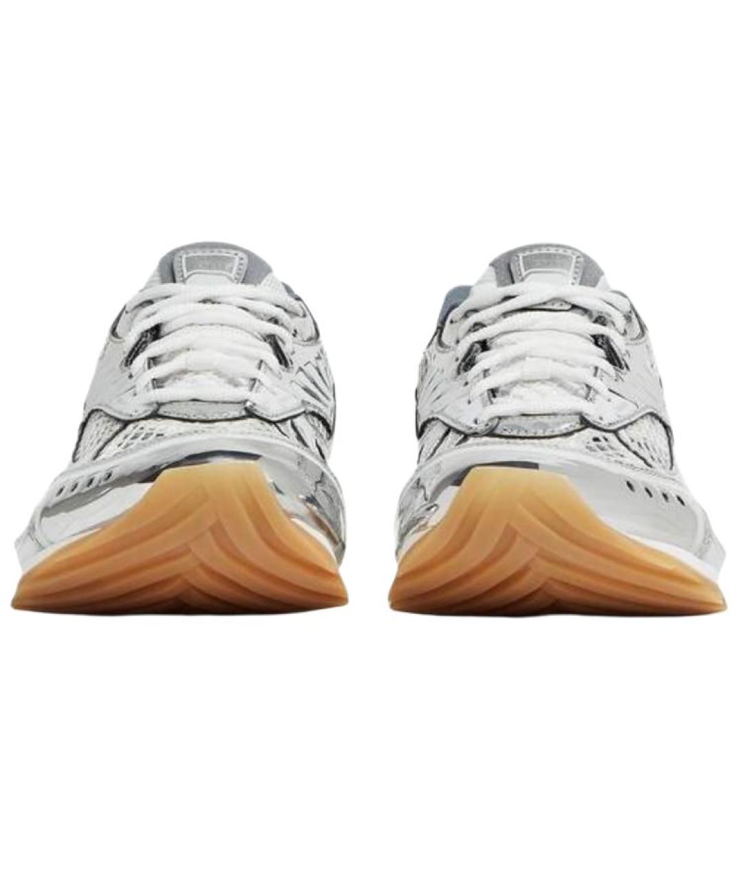 BOTTEGA VENETA Серые низкие кроссовки / кеды, фото 4