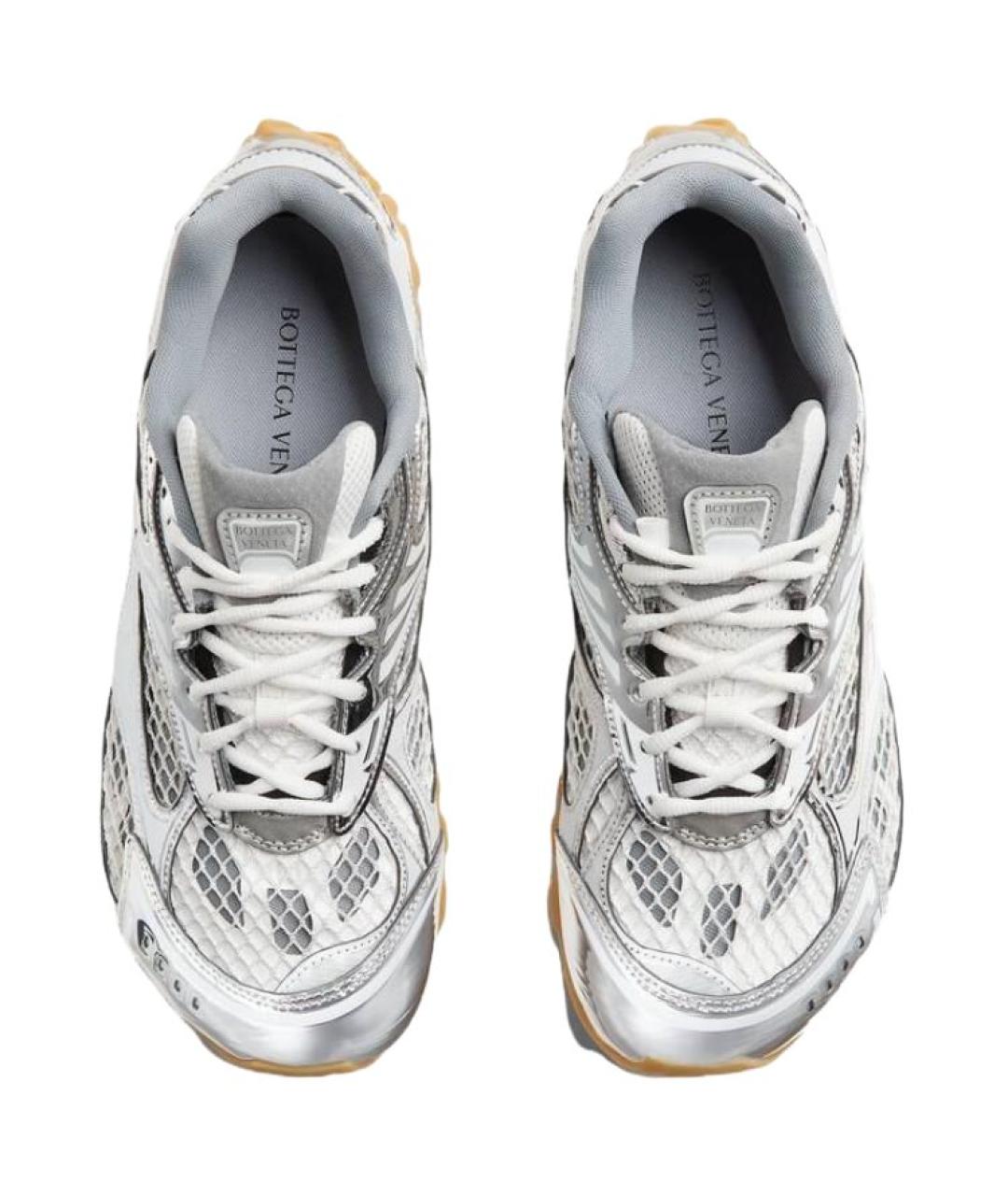 BOTTEGA VENETA Серые низкие кроссовки / кеды, фото 5