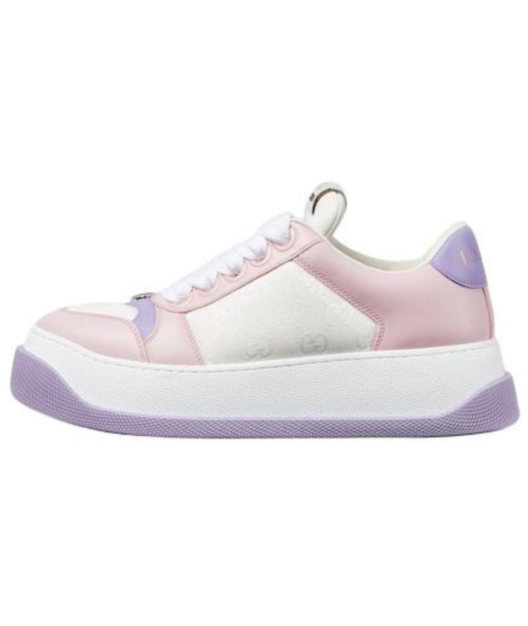 GUCCI Мульти кожаные кроссовки, фото 2