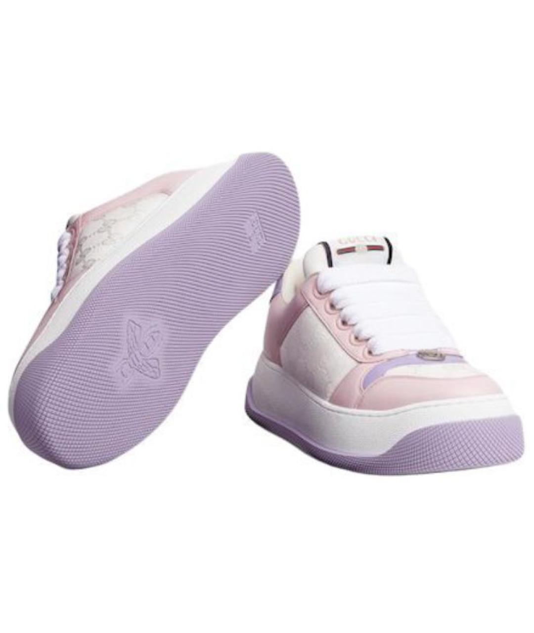 GUCCI Мульти кожаные кроссовки, фото 6