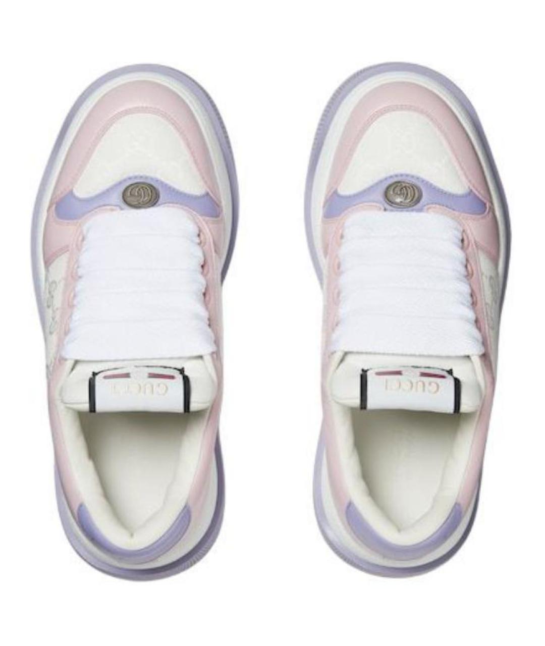 GUCCI Мульти кожаные кроссовки, фото 4