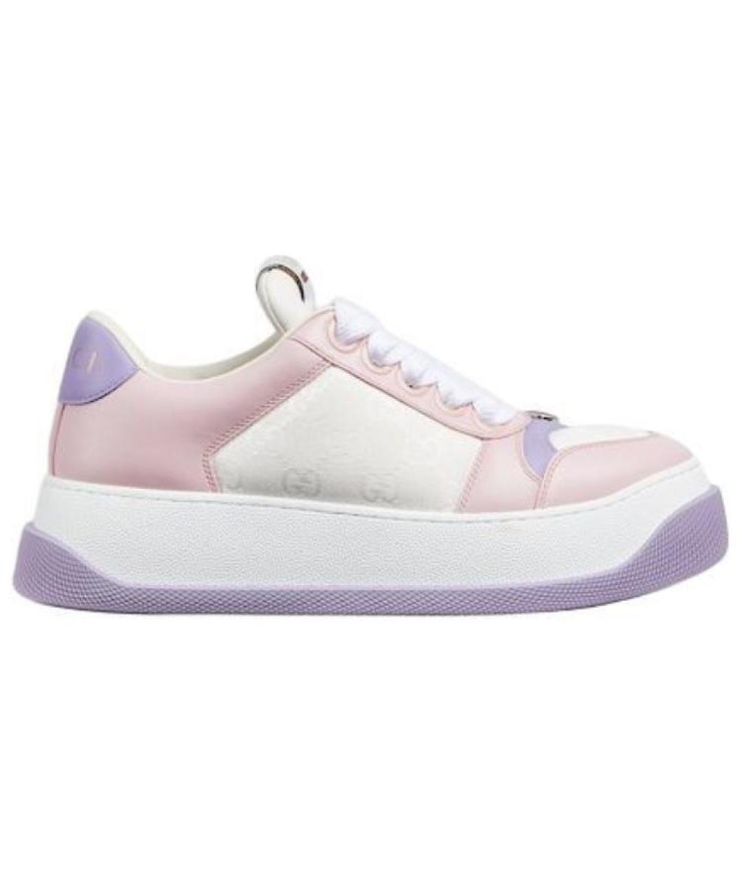 GUCCI Мульти кожаные кроссовки, фото 7