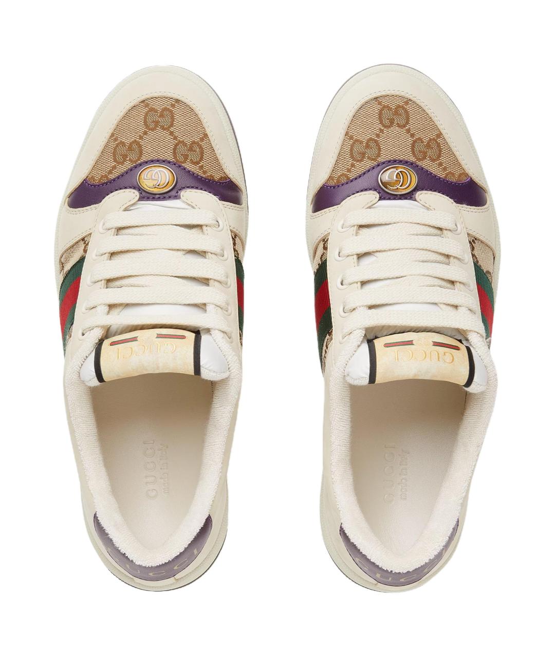 GUCCI Мульти текстильные кеды, фото 3