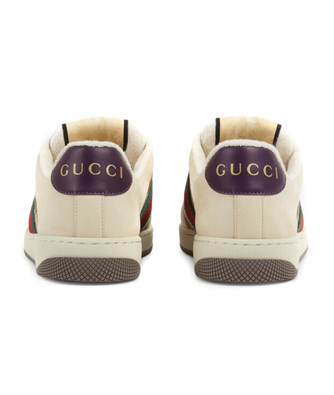 GUCCI Мульти текстильные кеды, фото 4