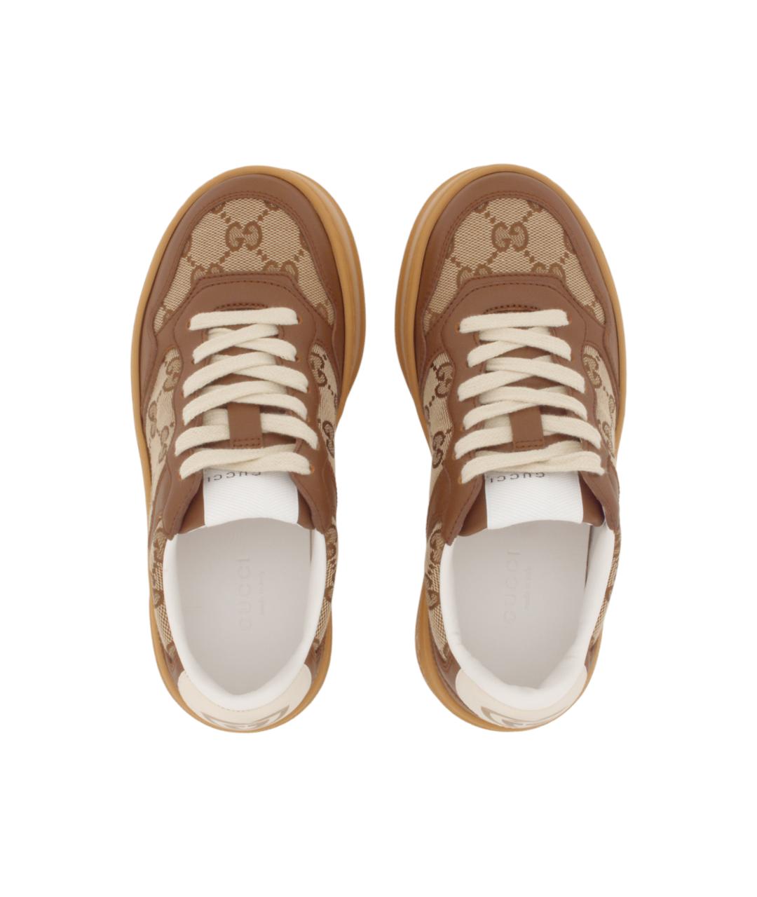 GUCCI Коричневые кроссовки, фото 4