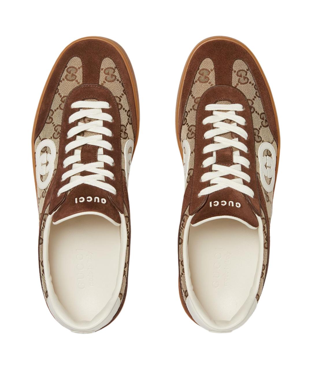 GUCCI Замшевые низкие кроссовки / кеды, фото 4