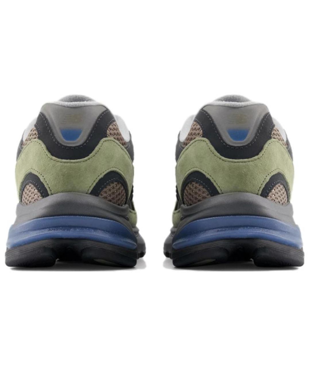 NEW BALANCE Зеленые замшевые кроссовки, фото 3