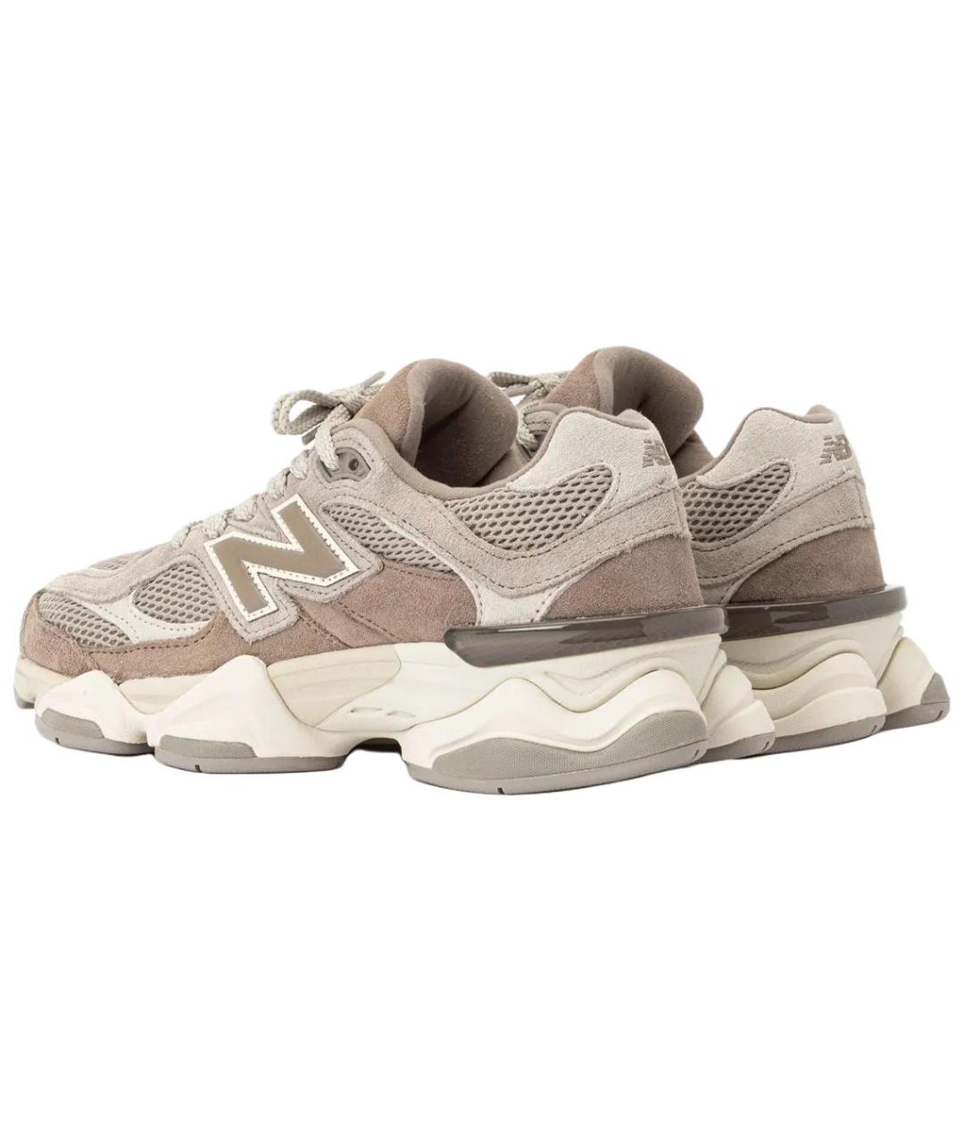 NEW BALANCE Бежевые замшевые высокие кроссовки / кеды, фото 2