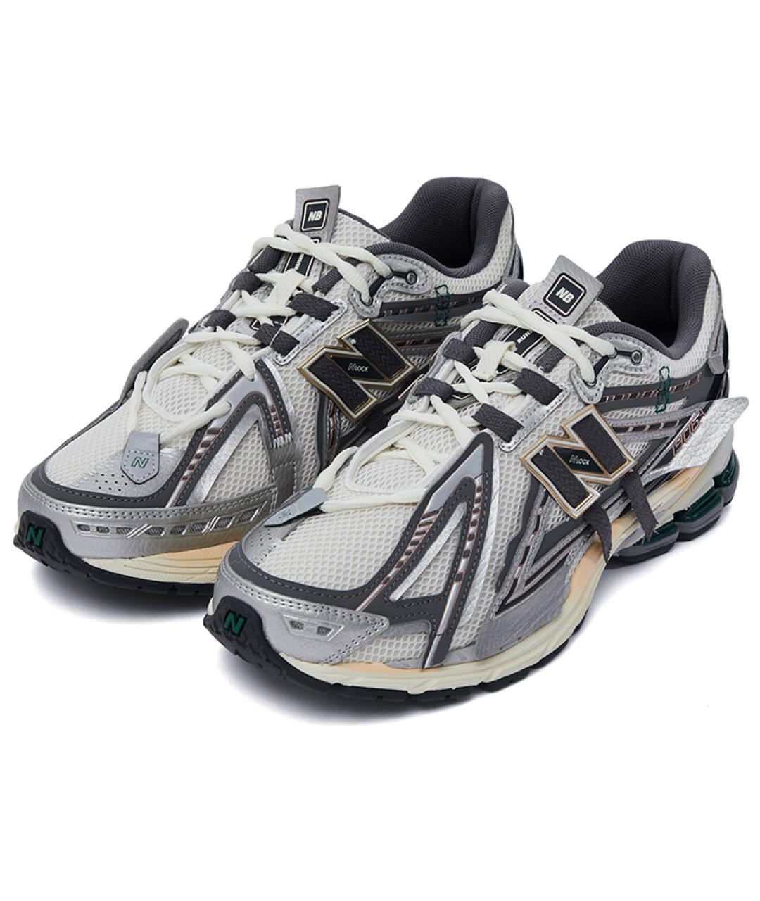 NEW BALANCE Серебряные высокие кроссовки / кеды, фото 3