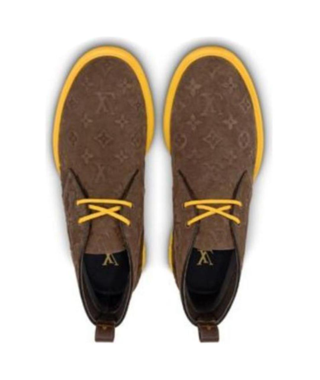 LOUIS VUITTON Кожаные низкие ботинки, фото 4