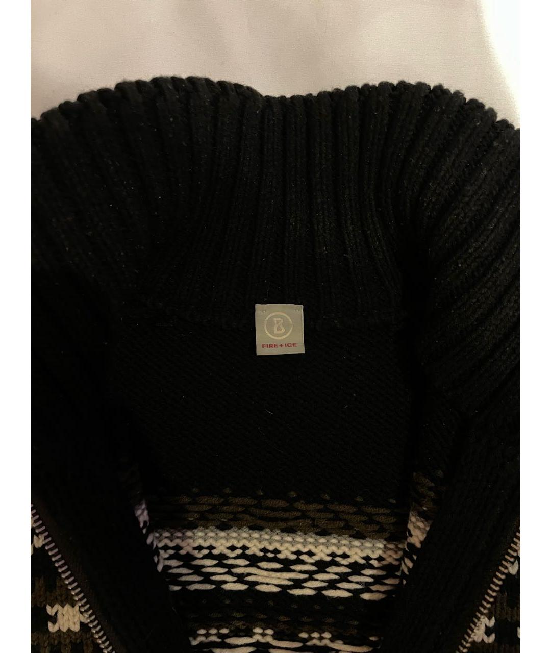 BOGNER Коричневый шерстяной джемпер / свитер, фото 3