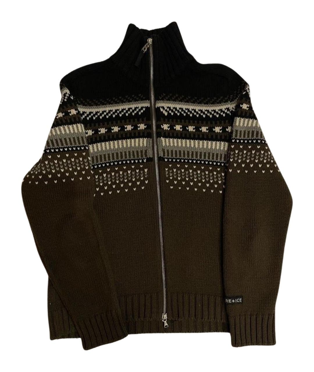 BOGNER Коричневый шерстяной джемпер / свитер, фото 1