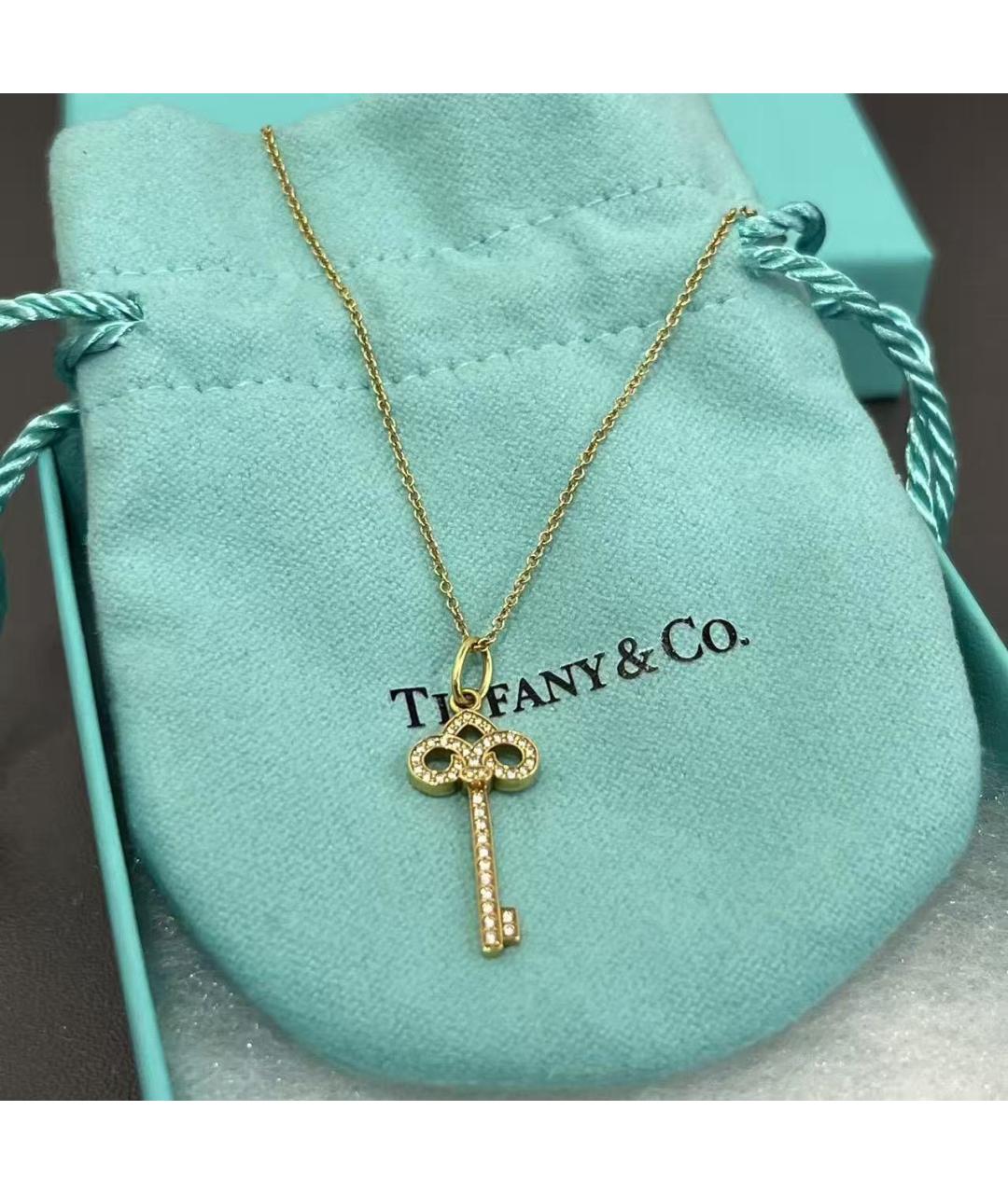 TIFFANY&CO Золотая подвеска из желтого золота, фото 3