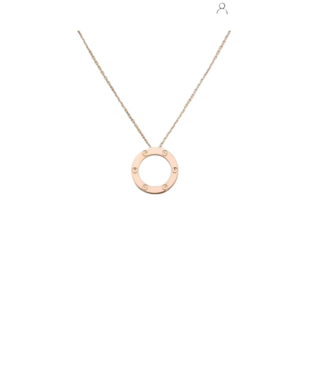 CARTIER Золотая подвеска из розового золота, фото 6