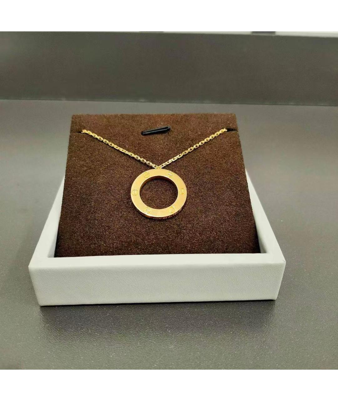 CARTIER Золотая подвеска из розового золота, фото 3