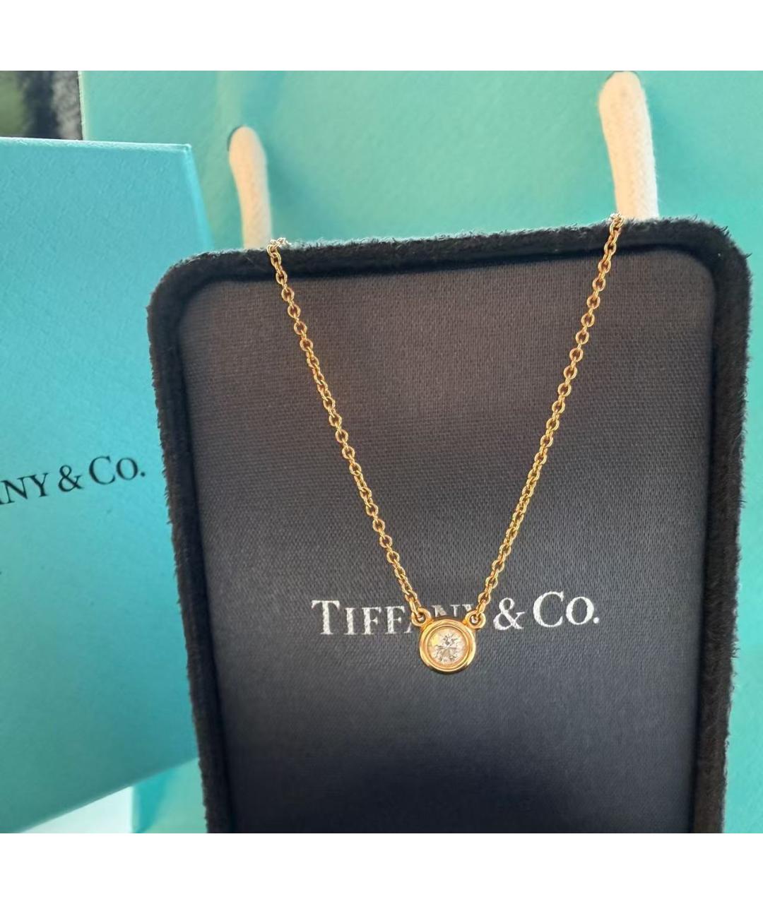 TIFFANY&CO Золотая подвеска, фото 4