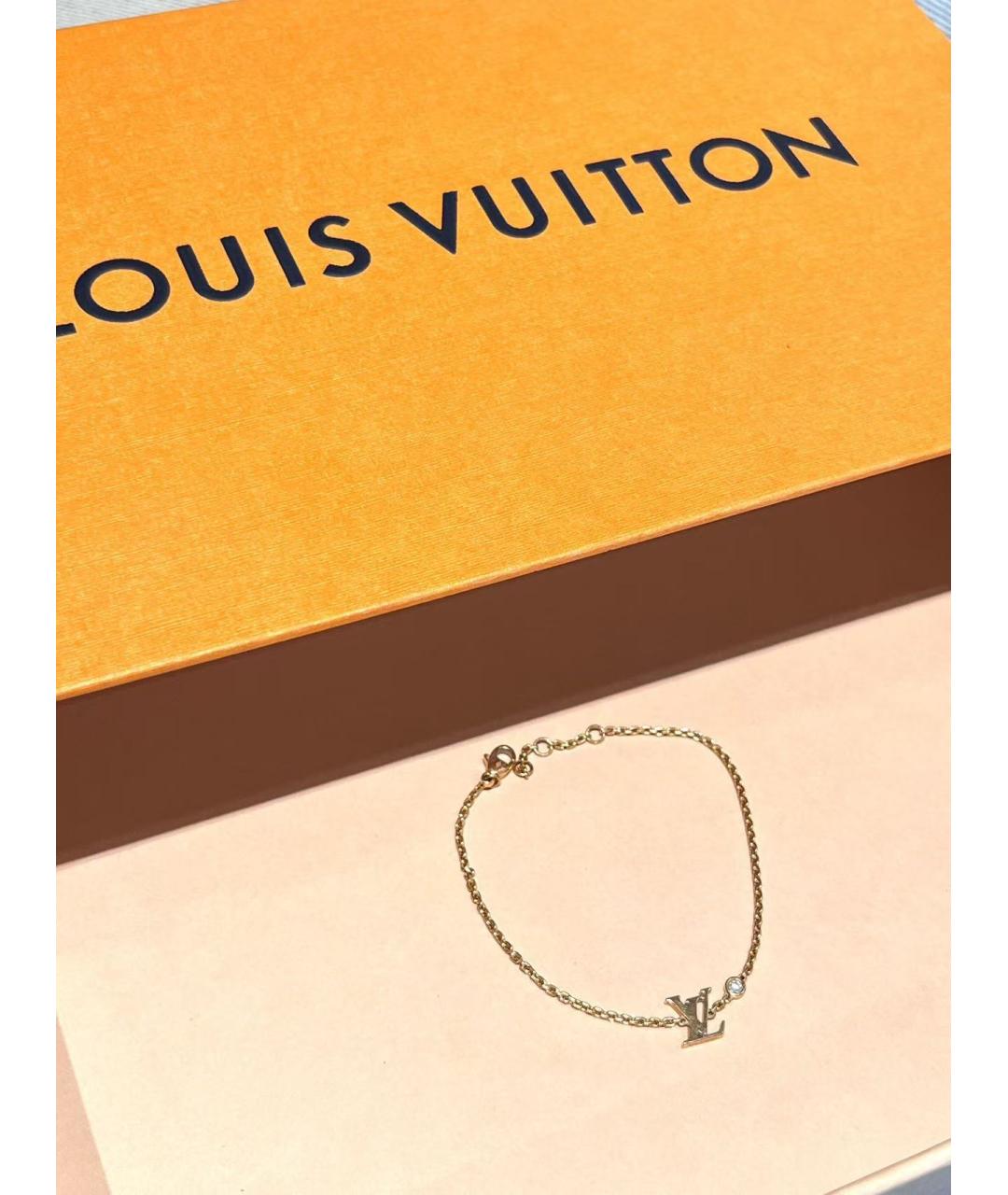 LOUIS VUITTON Золотой браслет, фото 4