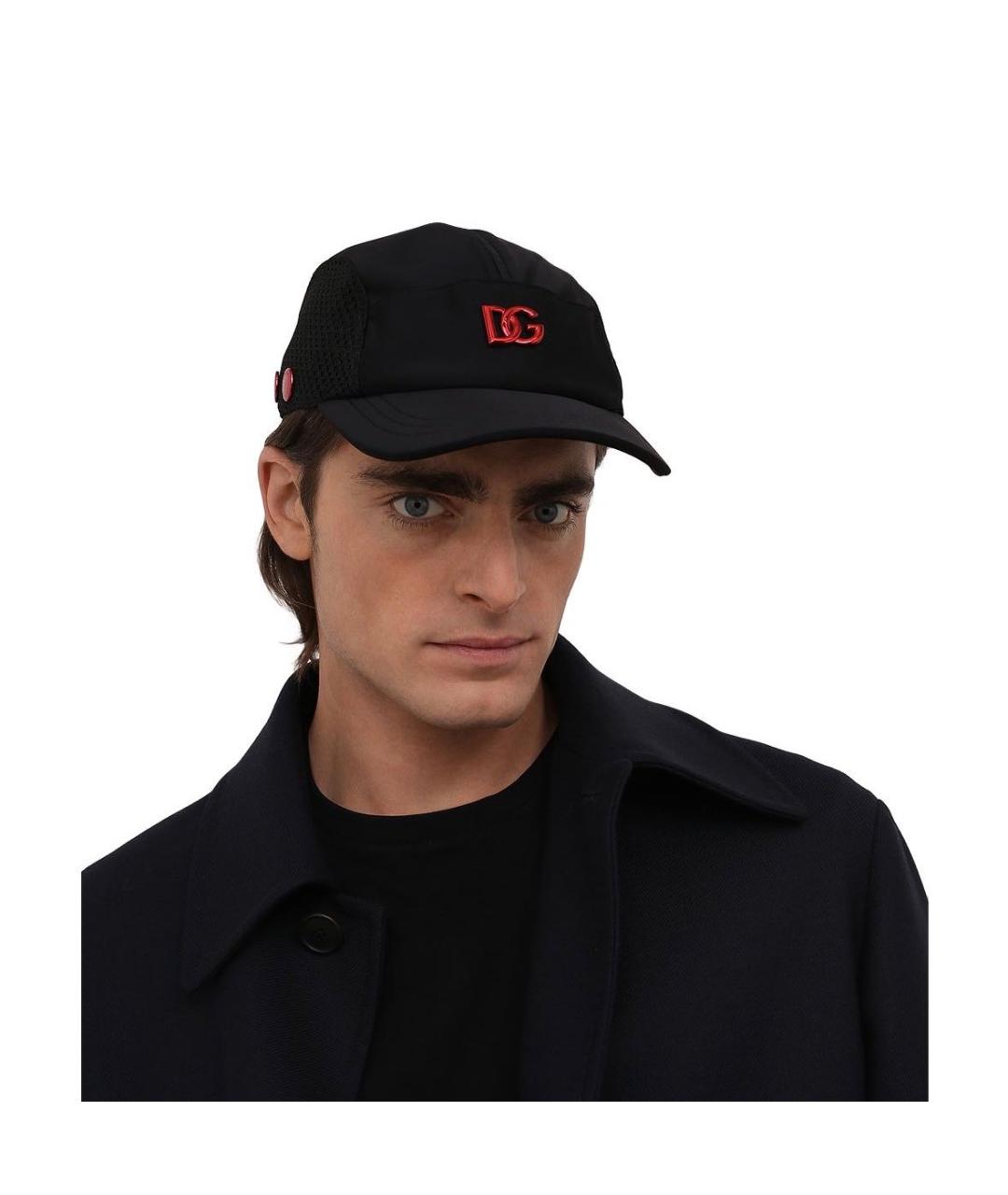 DOLCE&GABBANA Черная кепка/бейсболка, фото 3