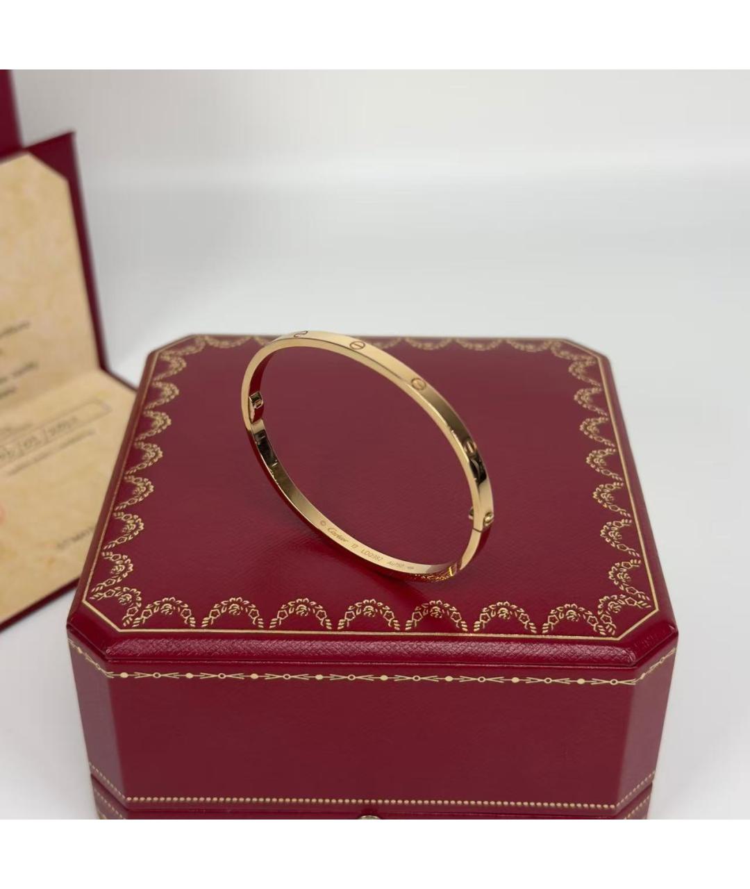 CARTIER Золотой браслет из розового золота, фото 2