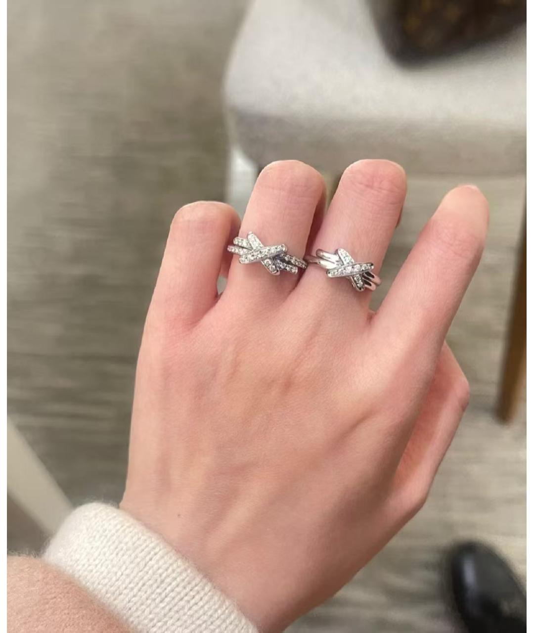 CHAUMET Серебряное кольцо из белого золота, фото 3