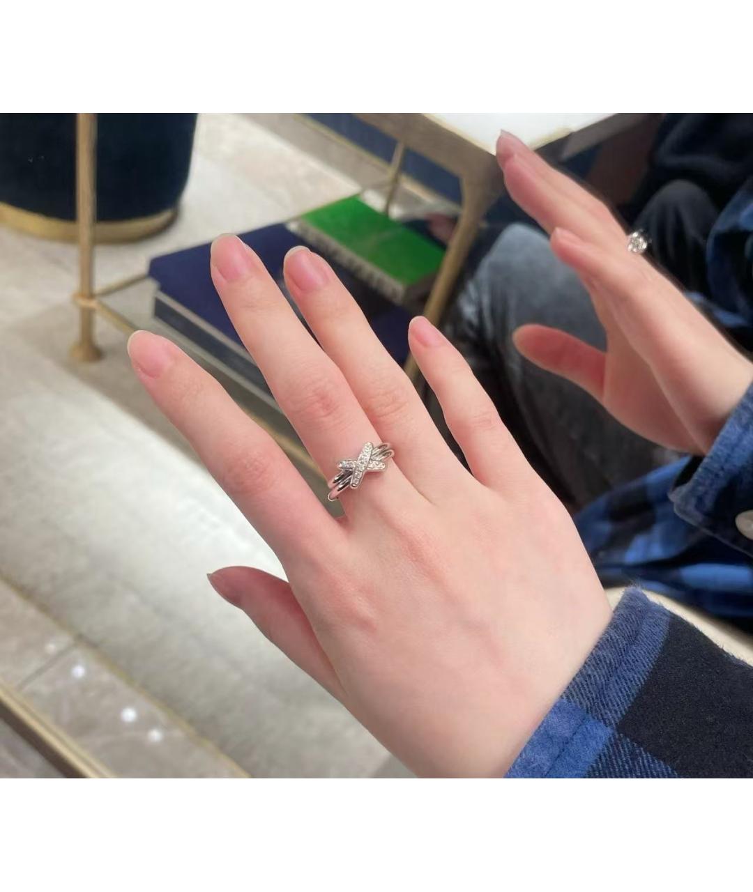 CHAUMET Серебряное кольцо из белого золота, фото 4