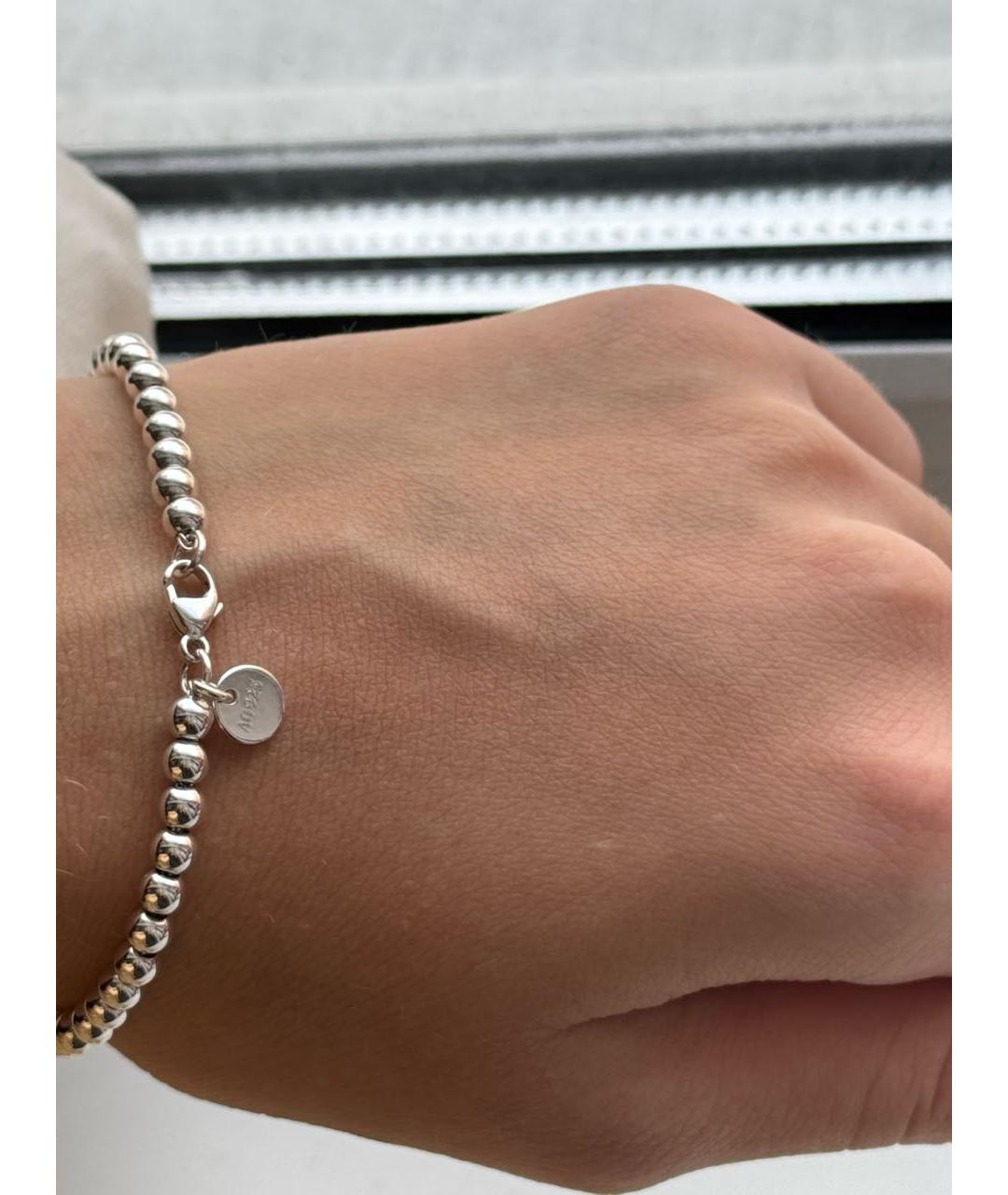 TIFFANY&CO Бирюзовый серебряный браслет, фото 8