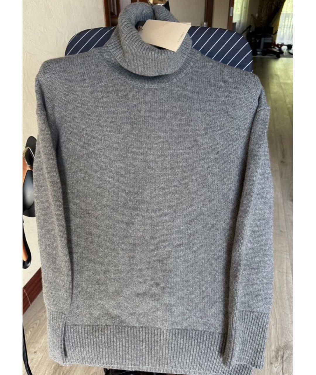 12 STOREEZ Серый кашемировый джемпер / свитер, фото 4