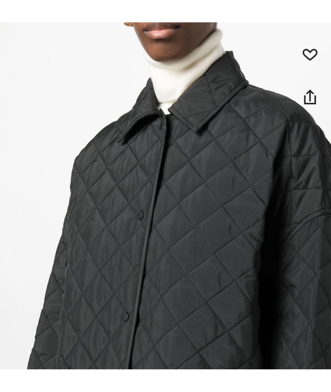 TOTEME Черное пальто, фото 3