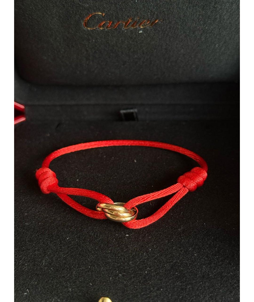 CARTIER Красный браслет из желтого золота, фото 4