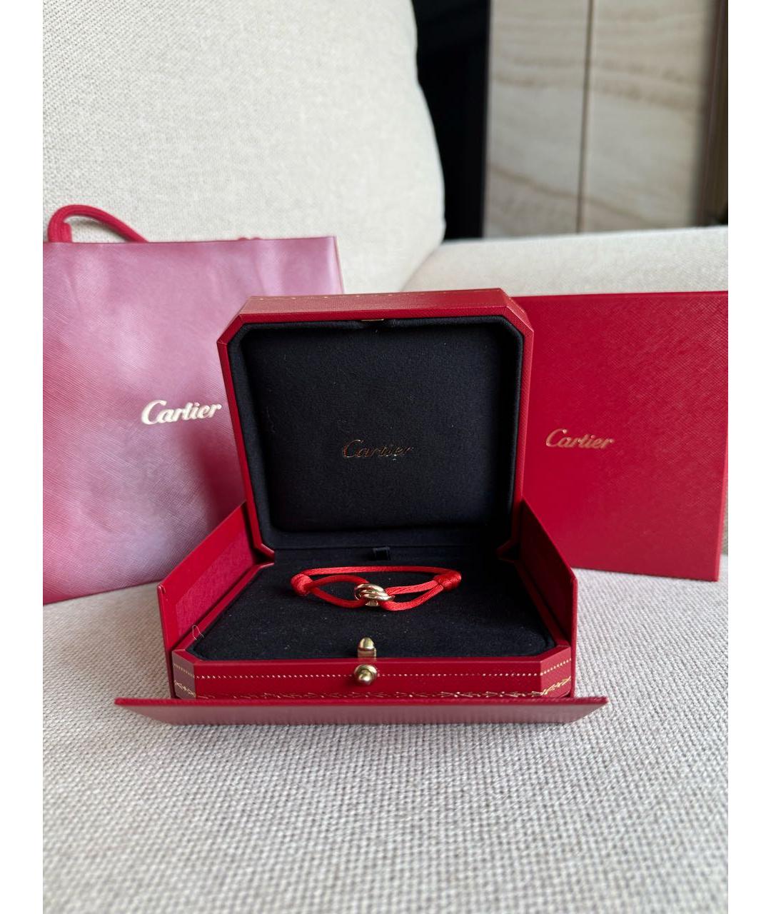 CARTIER Красный браслет из желтого золота, фото 2