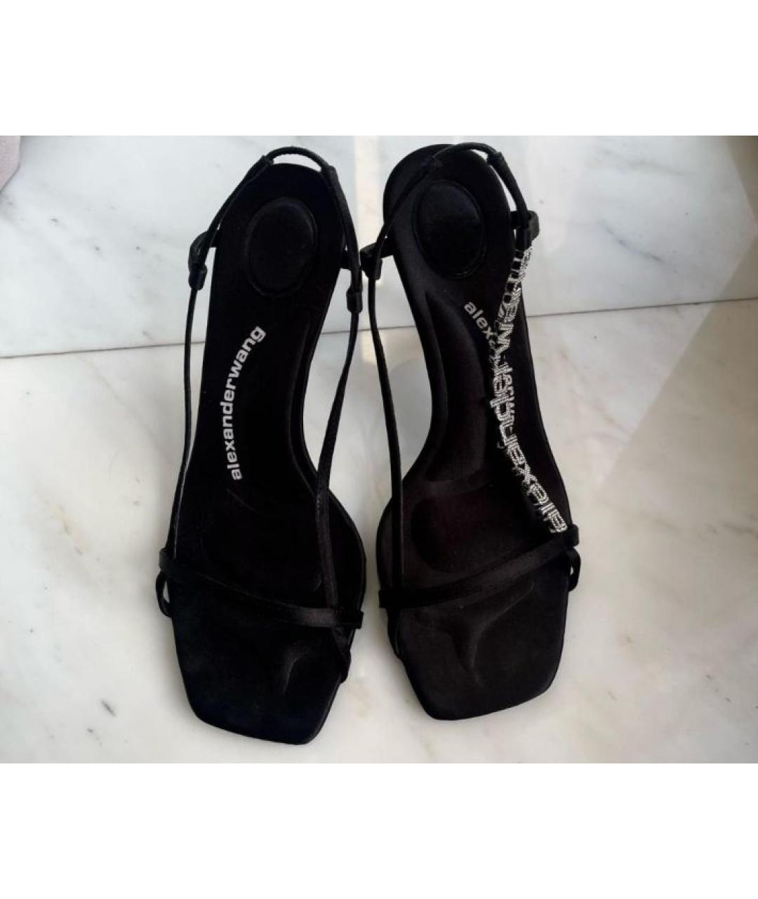 ALEXANDER WANG Черные босоножки, фото 7