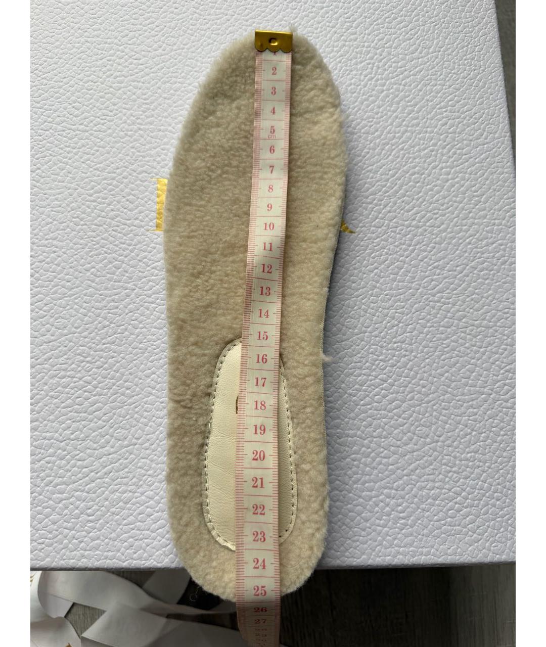 CHRISTIAN DIOR Бежевые кеды, фото 6