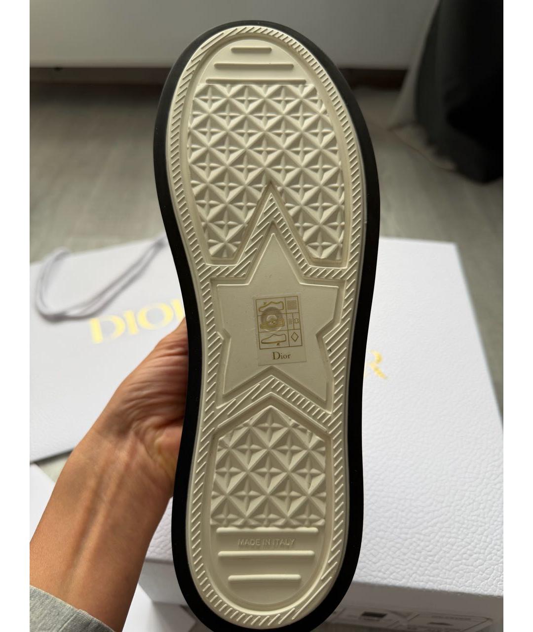 CHRISTIAN DIOR Бежевые кеды, фото 7