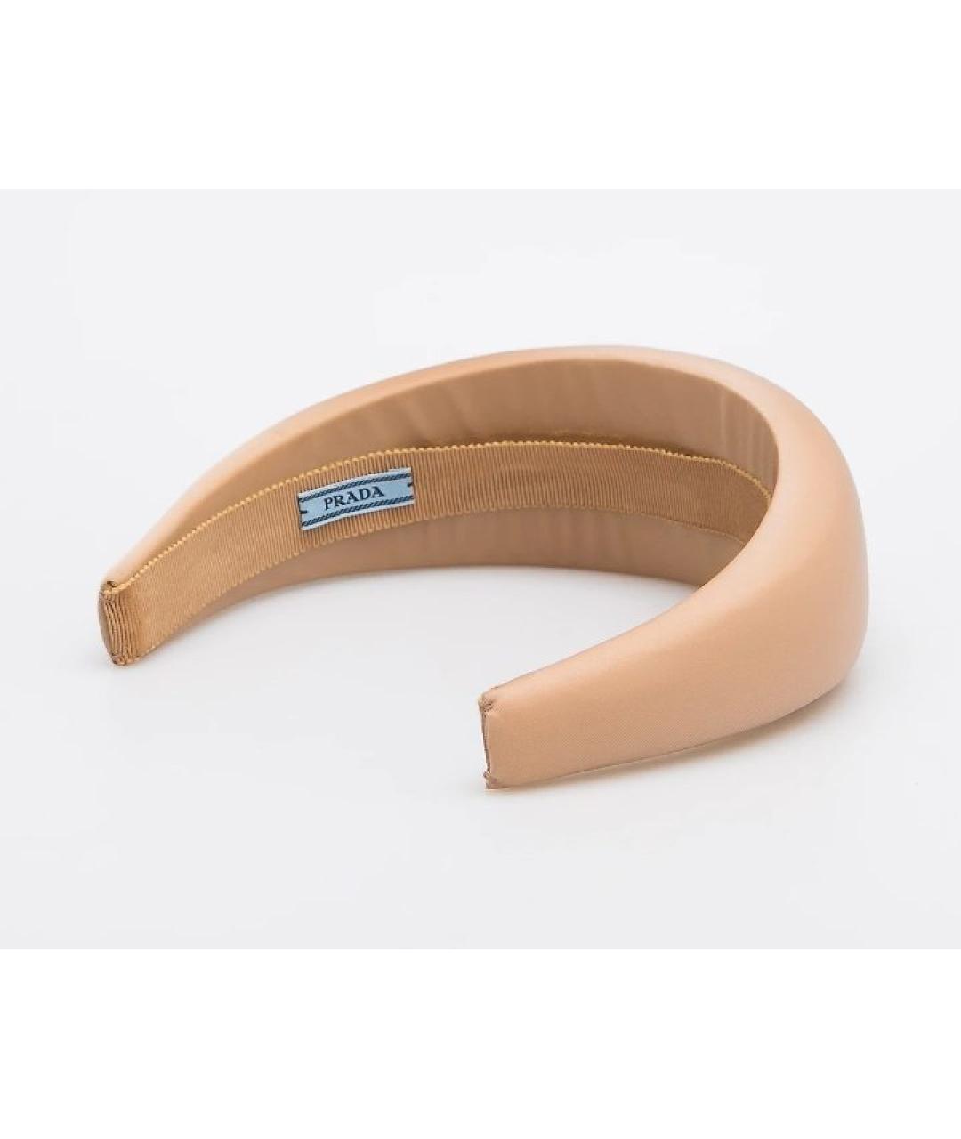 PRADA Бежевый ободок, фото 3
