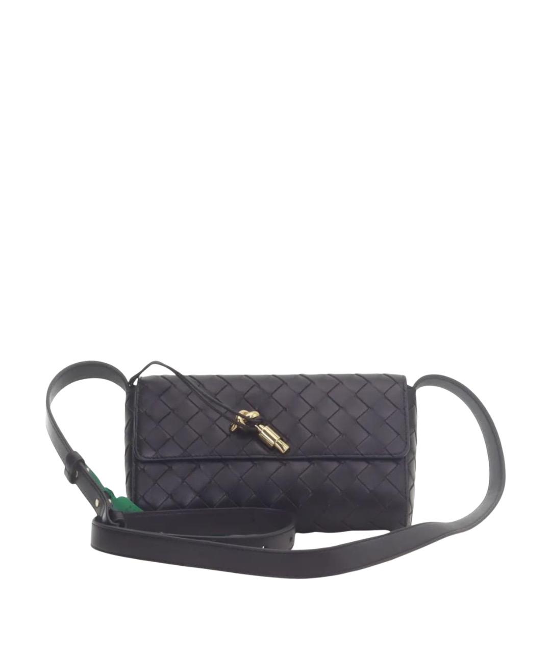 BOTTEGA VENETA Коричневая кожаная сумка через плечо, фото 2