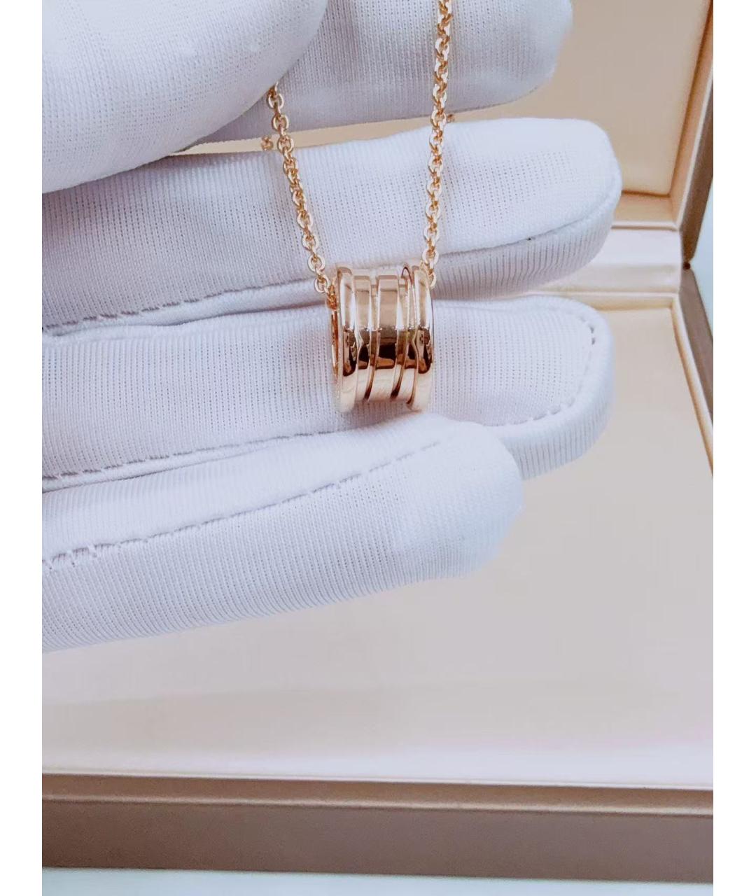 BVLGARI Золотая подвеска из розового золота, фото 5