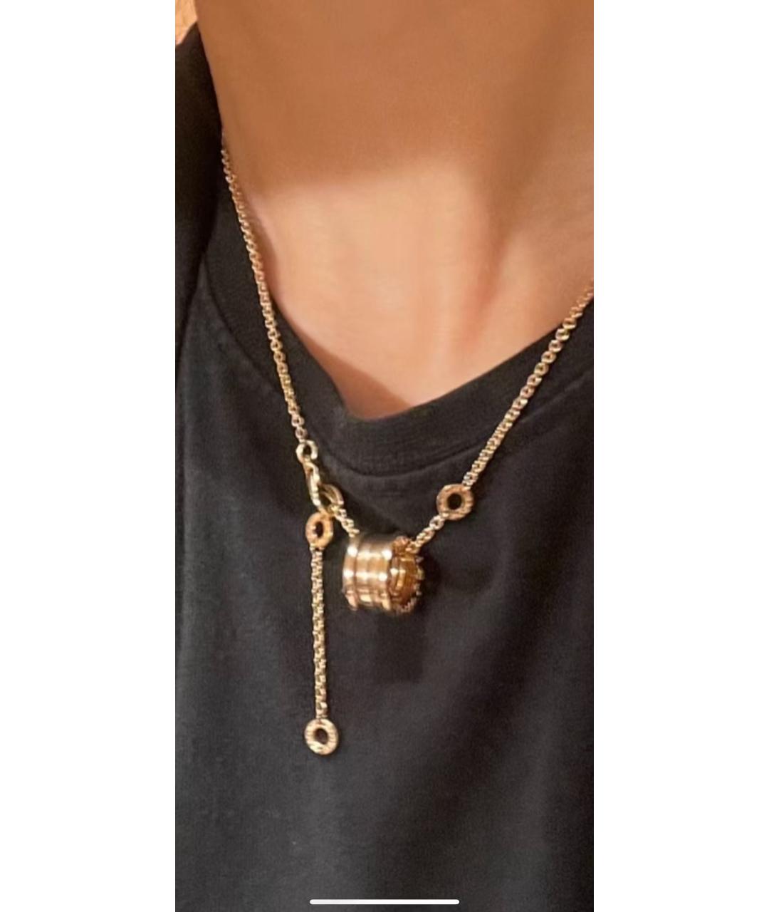 BVLGARI Золотая подвеска из розового золота, фото 6