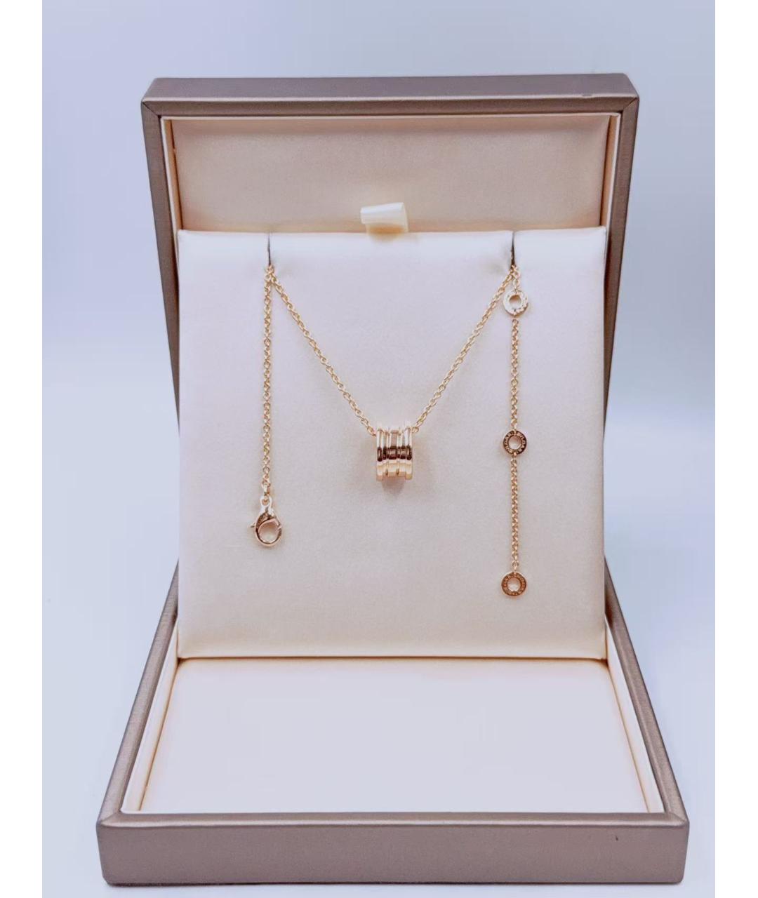 BVLGARI Золотая подвеска из розового золота, фото 3