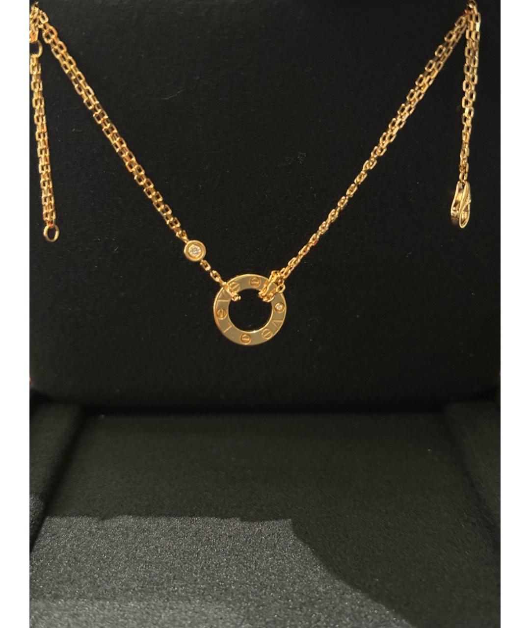 CARTIER Золотое колье из розового золота, фото 3