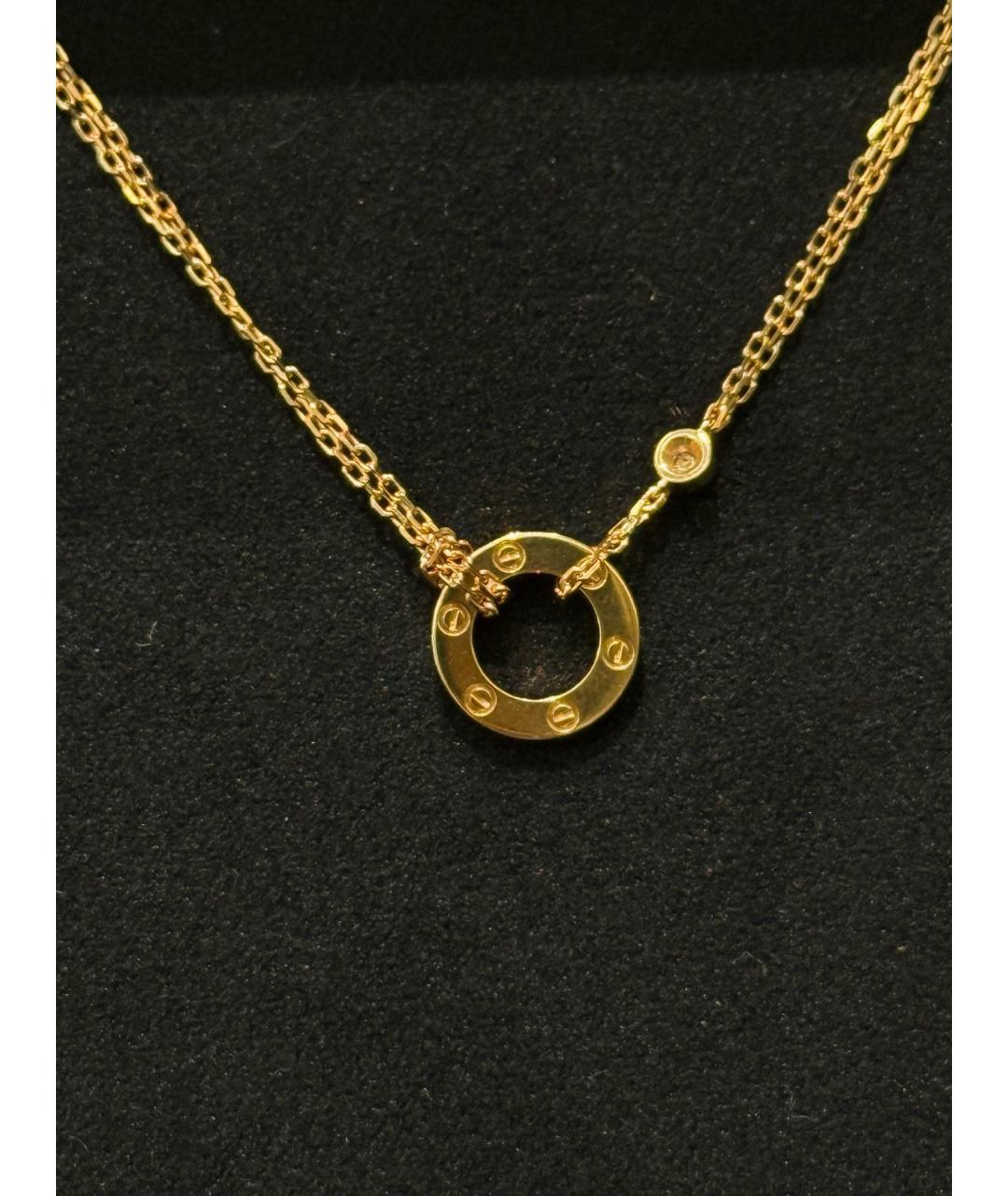 CARTIER Золотое колье из розового золота, фото 4