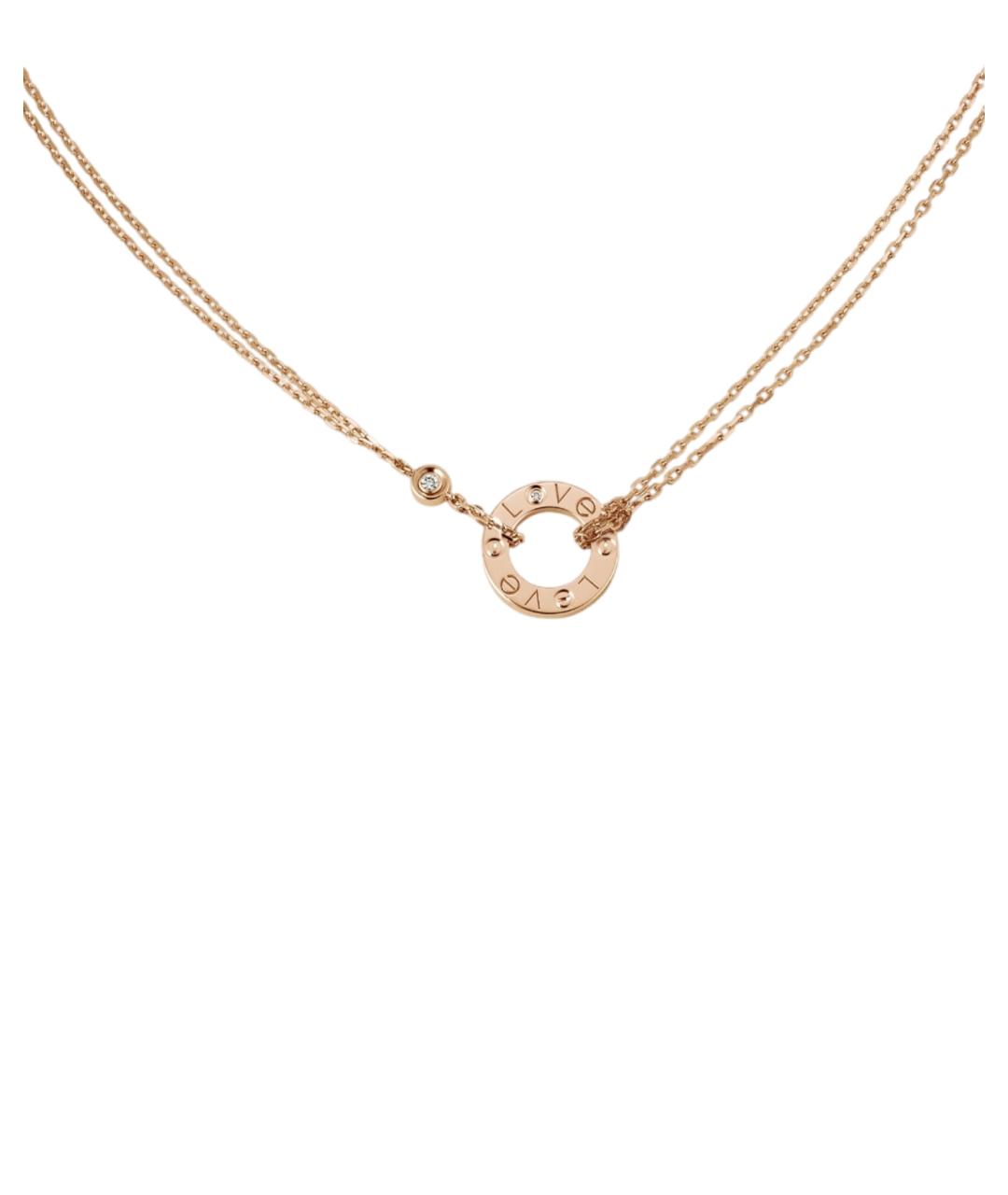 CARTIER Золотое колье из розового золота, фото 6