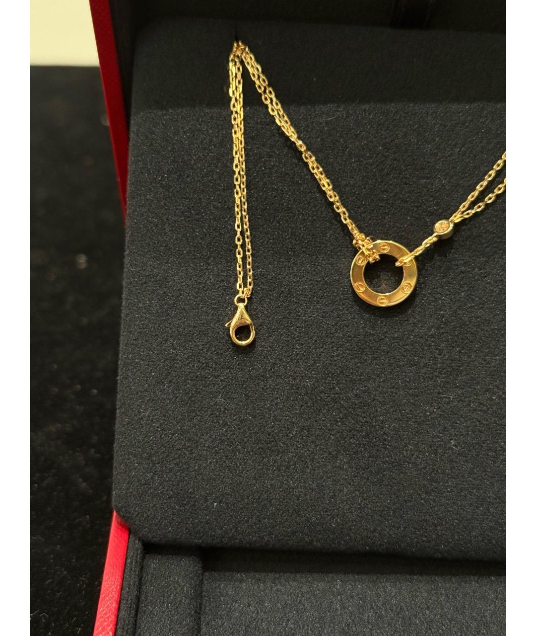 CARTIER Золотое колье из розового золота, фото 5