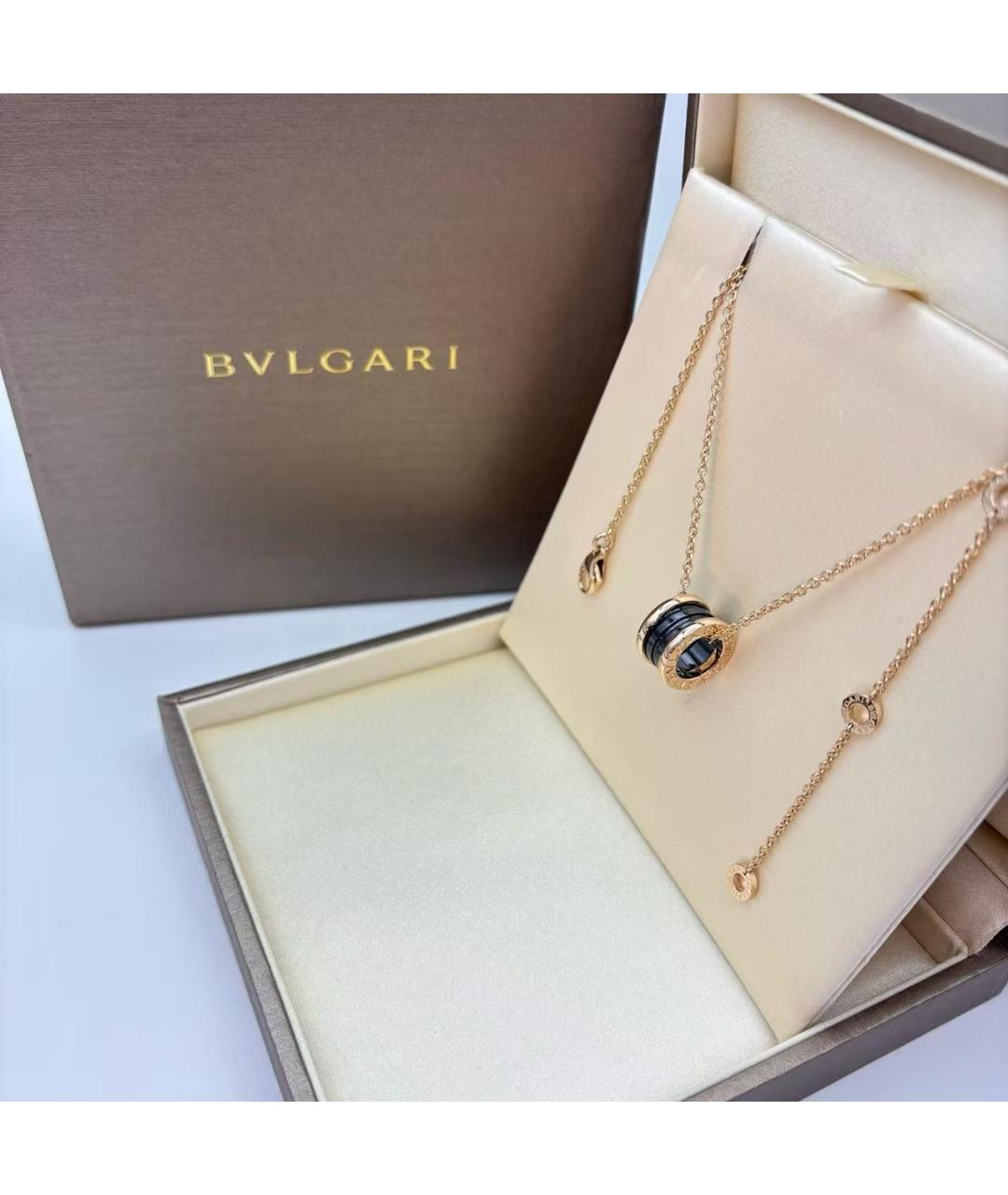 BVLGARI Золотая подвеска из розового золота, фото 4