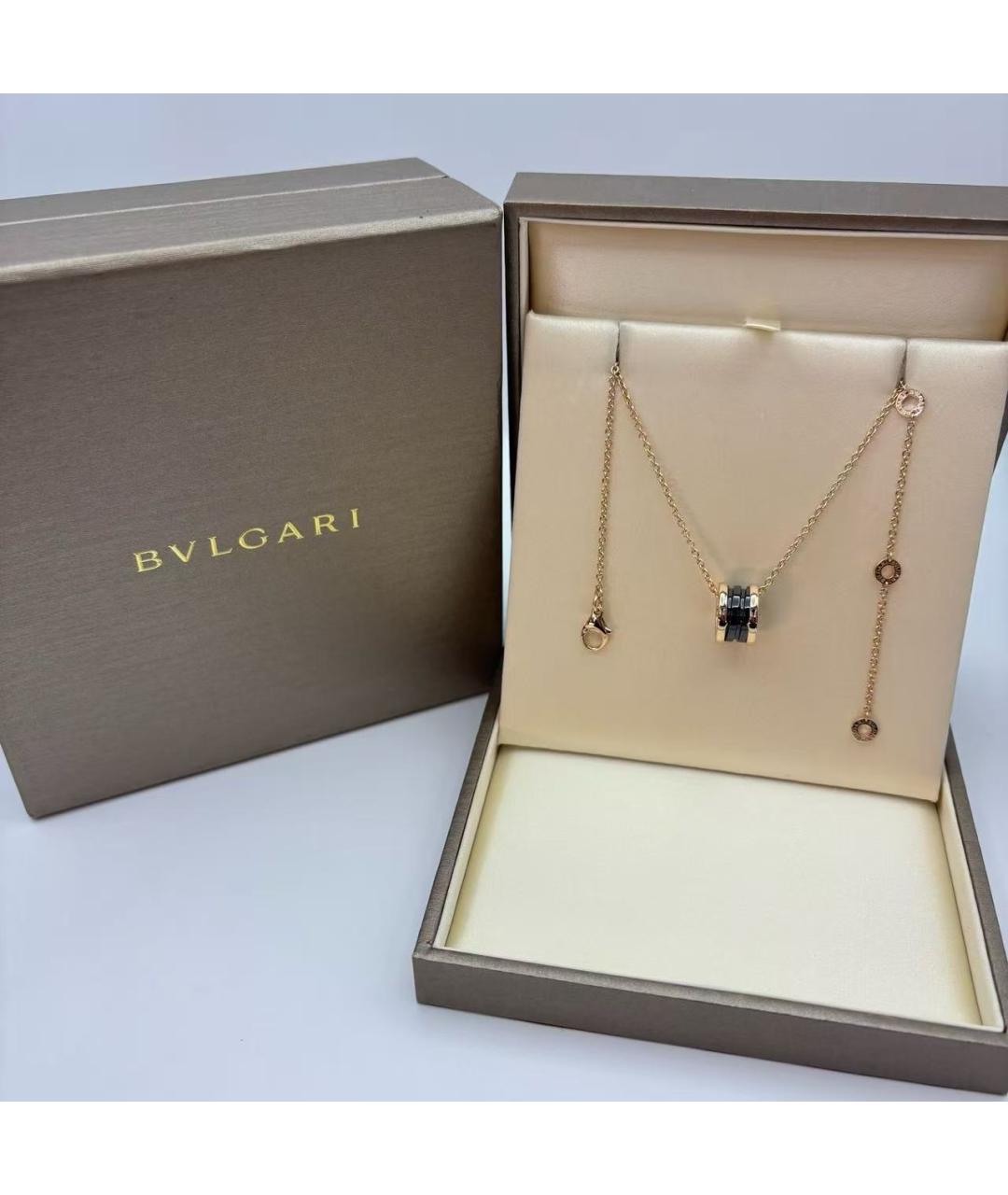 BVLGARI Золотая подвеска из розового золота, фото 2